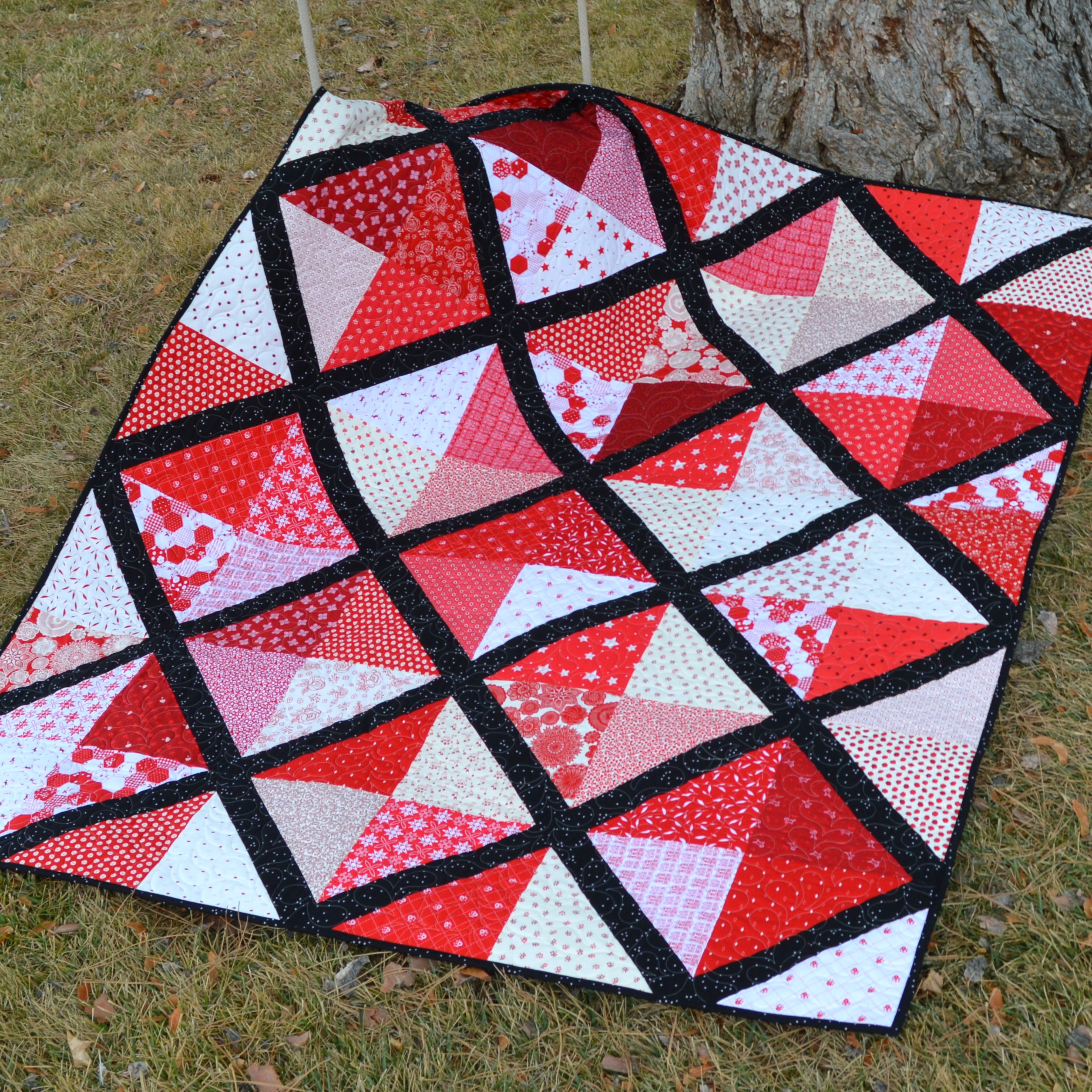 Quilt As You Go with Wide Sashing Tutorial