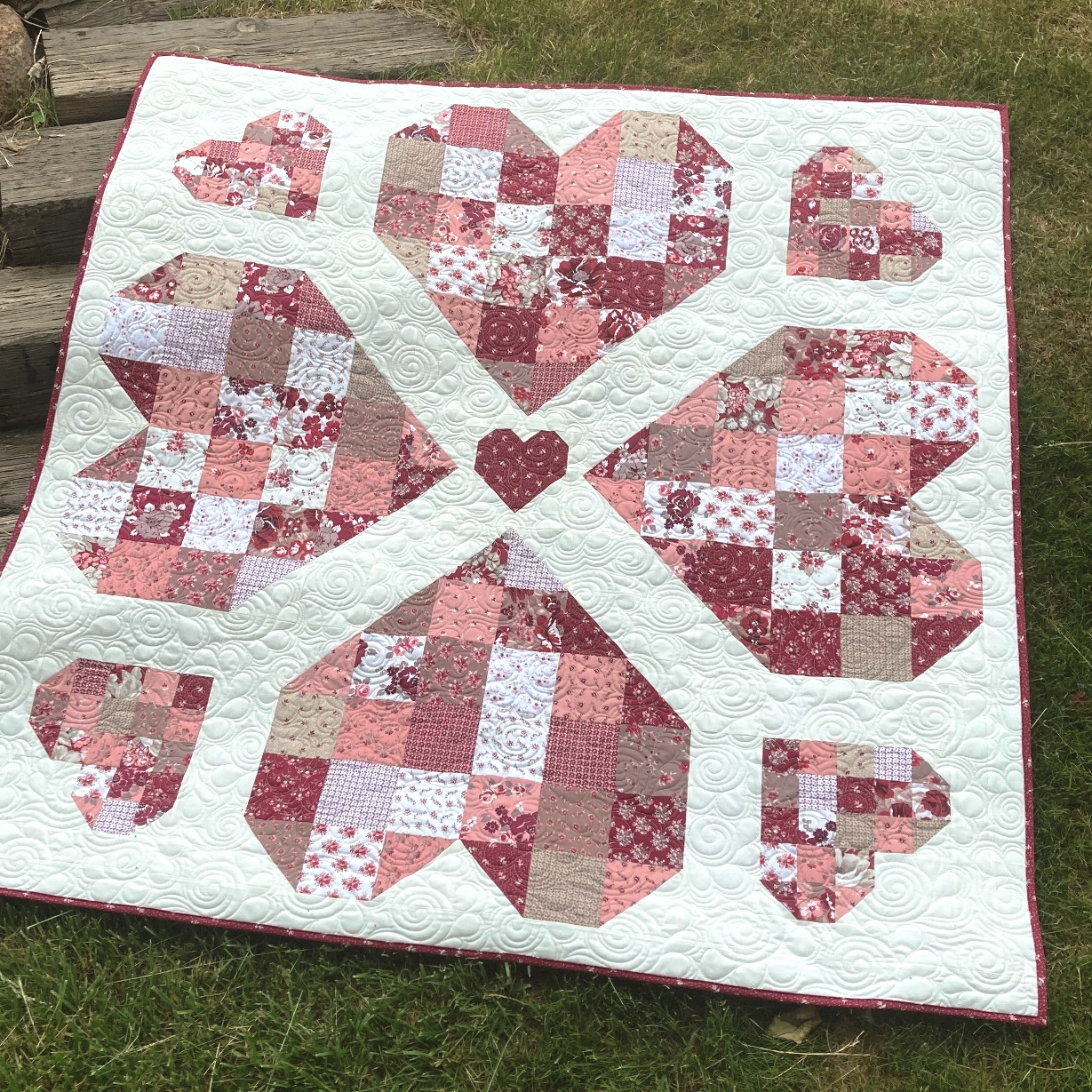 Heart Gems PDF Quilt Pattern-Automatic Download