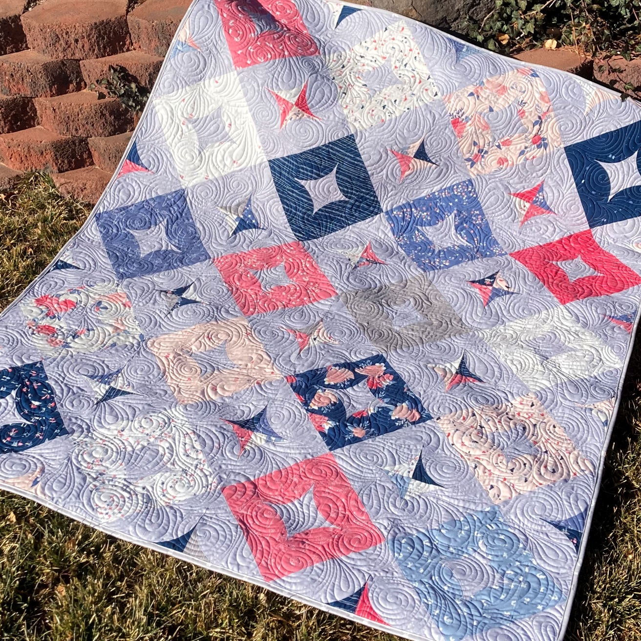 Happy Quilting: Stepping Stones Quilt and Free PDF Pattern!!!