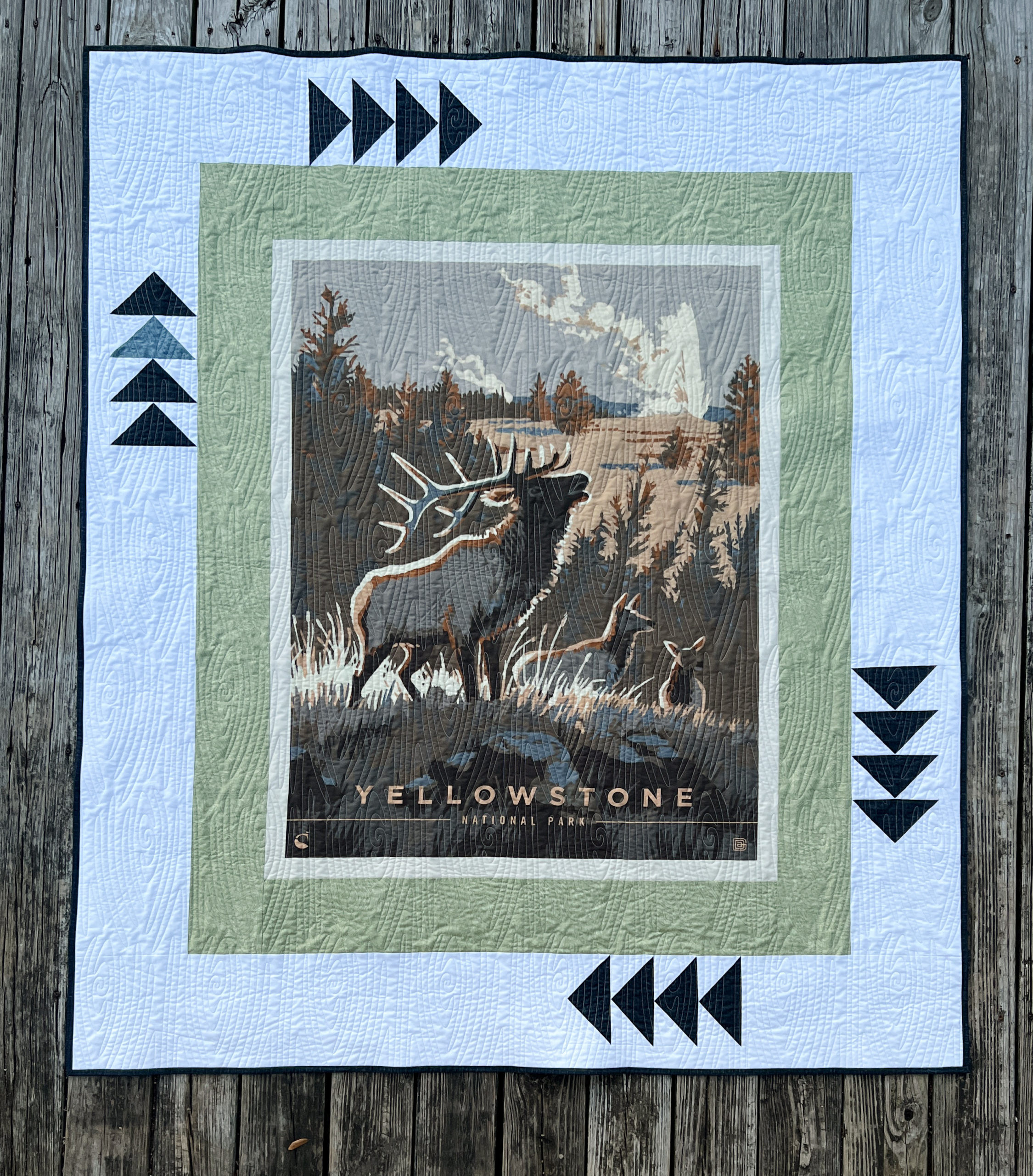 Yellowstone finished quilt
