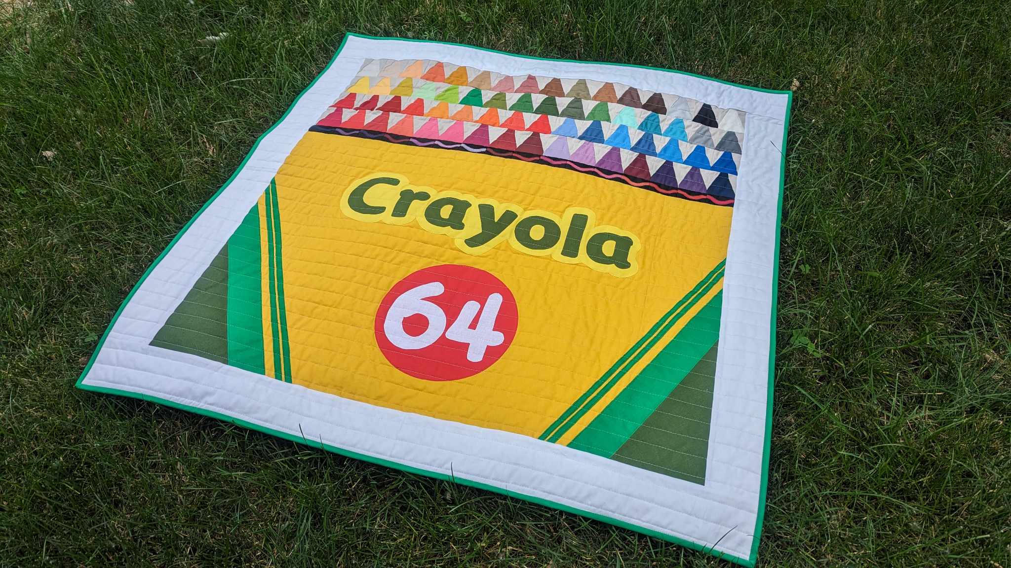Jumbo fabric crayon box