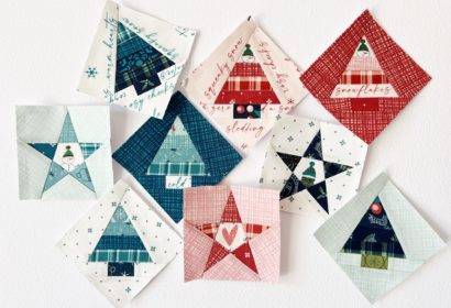 quilted Christmas ornaments