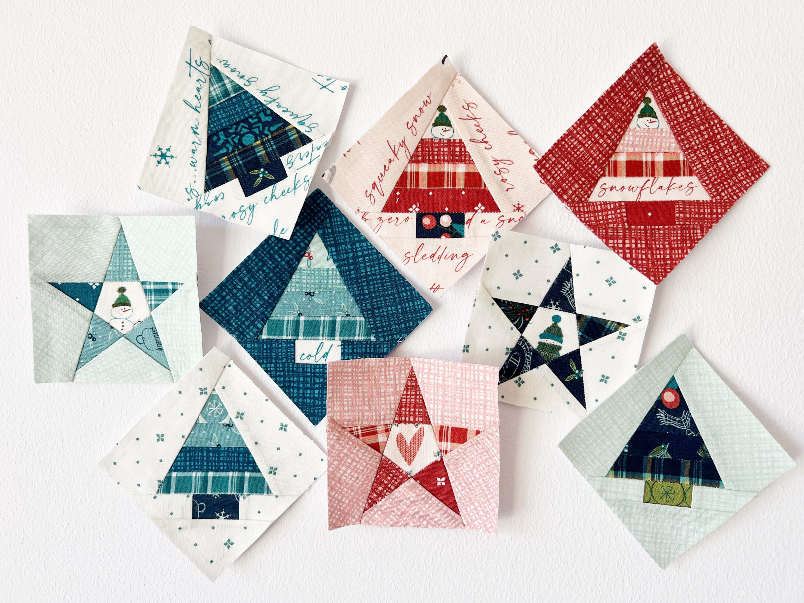 quilted Christmas ornaments